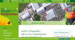 Desktop Screenshot of gaertnerei-weisser.de